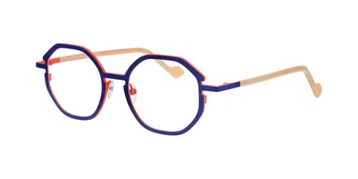 Face À Face Twill 1 9620 Occhiali Da Vista Blu Per Donna (solo Montatura)