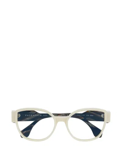 Face À Face Wide1 Geometric-frame Glasses In Multi
