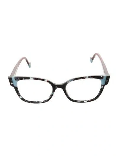 Pre-owned Face À Face Winds 1 Wayfarer Eyeglasses In Black