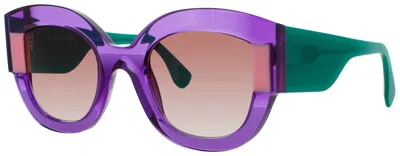 Face À Face Face A Face Women's Oversized Cat-eye Sunglasses 49-25-145 In Purple
