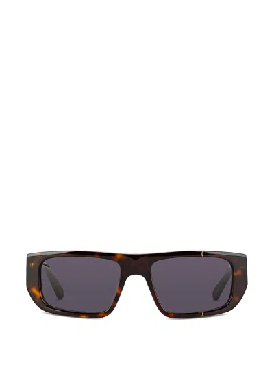 Face Hide Broken Vision Sunglasses In Brown
