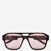 Face Hide Logo Sunglasses