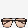 Face Hide Logo Sunglasses
