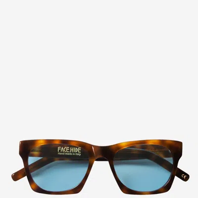 Face Hide Logo Sunglasses