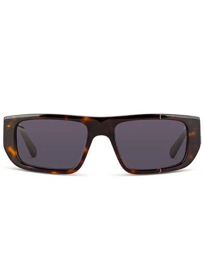 Face Hide Sunglasses In Brown