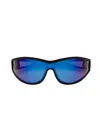 Face Hide Sunglasses In Black