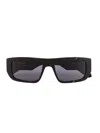 Face Hide Vision Cosmo Sunglasses With Logo In Black