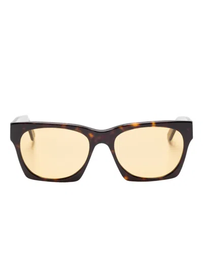 Face Hide Tortoiseshell-pattern Sunglasses In Brown
