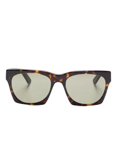 Face Hide Tortoiseshell-pattern Sunglasses In Brown