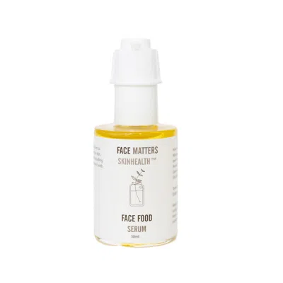 Face Matters Skincare Neutrals Face Food Serum In Yellow