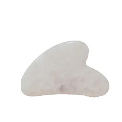 Face Matters Skincare Pink / Purple Gua Sha Facial Massage Tool In White