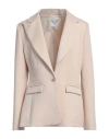 Face To Face Style Woman Blazer Beige Size 8 Pes, Viscose, Elastane In Sand