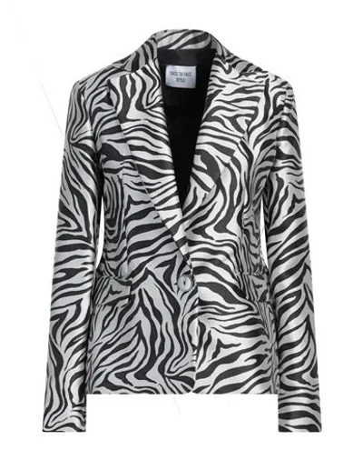 Face To Face Style Woman Blazer Light Grey Size 6 Pes - Polyethersulfone