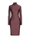Face To Face Style Woman Midi Dress Mauve Size 8 Polyamide, Elastane In Purple
