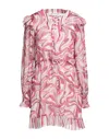 Face To Face Style Short Dresses In Pink