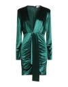 Face To Face Style Woman Mini Dress Green Size 10 Pes, Elastane