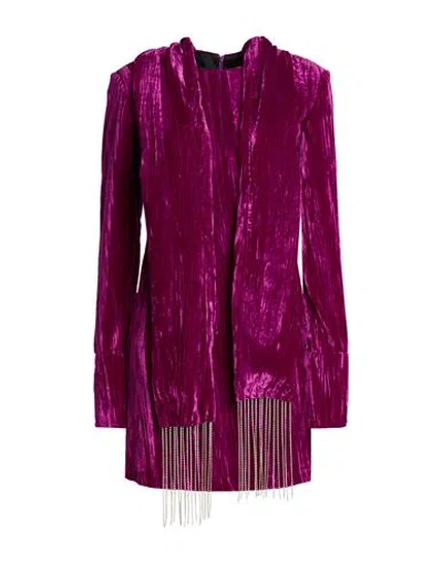 Face To Face Style Woman Mini Dress Mauve Size 8 Polyester In Purple