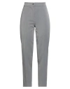 Face To Face Style Woman Pants Grey Size 8 Polyester, Viscose, Elastane