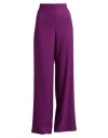 Face To Face Style Woman Pants Mauve Size 8 Pes - Polyethersulfone, Rayon, Elastane In Purple