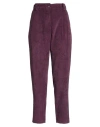 Face To Face Style Woman Pants Plum Size 6 Polyester, Nylon, Elastane In Purple