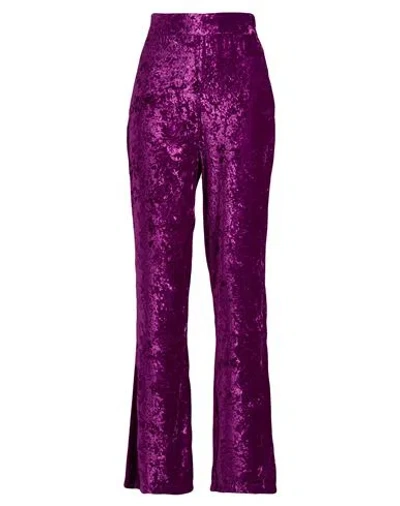 Face To Face Style Woman Pants Purple Size 8 Pes