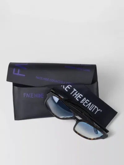 Facehide Acetate Sunglasses In Black