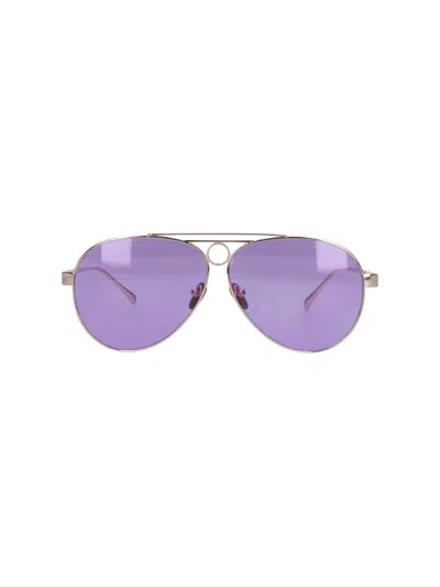 Facehide Aviator Sunglasses In Violet