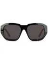 Facehide Face.hide Black Broken Cosmo Glasses In Black