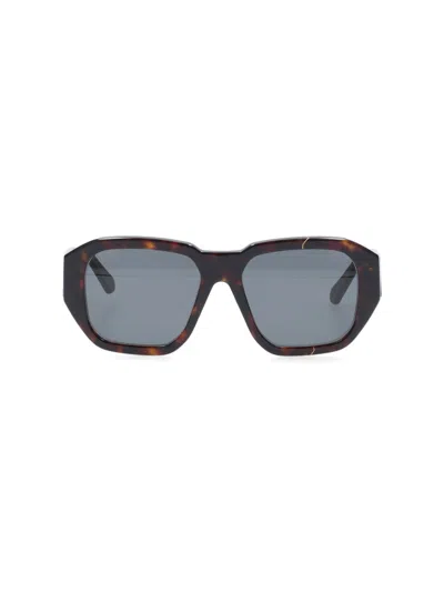 Facehide 'broken Cosmo' Sunglasses In Brown