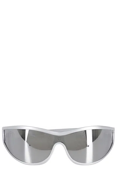 Facehide Face.hide Bullet Glasses - Shiny Silver Temple
