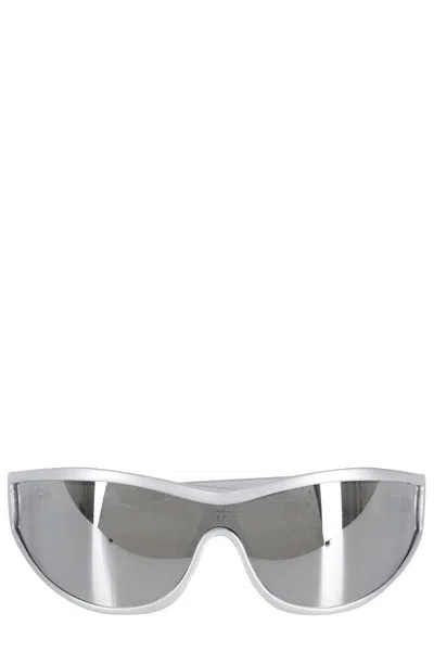 Facehide Bullet Glasses - Shiny Silver Temple