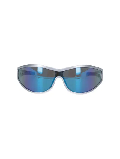 Facehide Men's Sport Shield Sunglasses In Blue