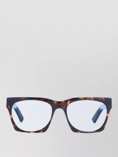 Facehide Rectangular Sunglasses Lenses Tortoiseshell Frame
