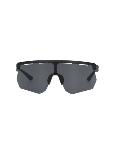 Facehide Sport Shield Sunglasses In Black