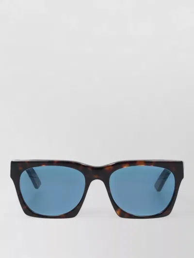 Facehide Square Sunglasses Thick Arms Tortoiseshell Frame