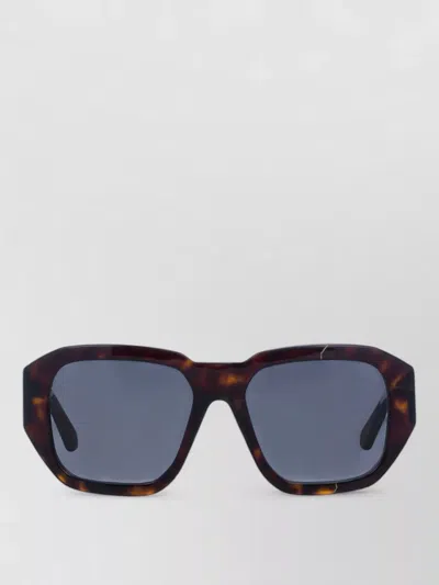 Facehide Square Sunglasses Tinted Lenses Tortoiseshell Frame