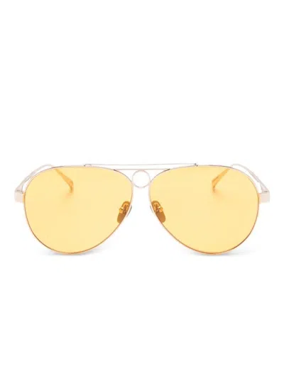 Facehide Face.hide Sunglasses Accessories In Gold