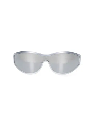 Facehide Sunglasses "bullet" In Silver
