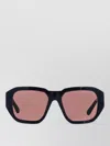 Facehide Sunglasses Colored Lenses Dark Rectangular Frame