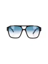 Facehide Oversized Square Sunglasses In Blue