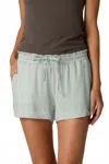 Faceplant Dreams Bamboo Pajama Shorts In Aqua In Blue