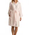 Faceplant Dreams Kimono Bamboo Robe In Pink In Pink