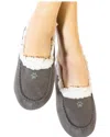 Faceplant Dreams Women's Dog Paw Slipper In Grey In Gray