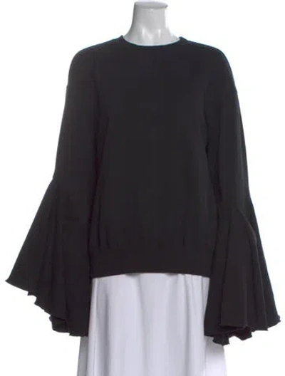 Pre-owned Facetasm Crew Neck Sweater In Black