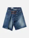 Facetasm Denim Pants In Transparent