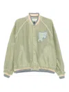 Facetasm Jacke Mit Logo-stickerei In Green