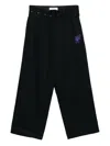 Facetasm Hose Mit Logo-stickerei In Black