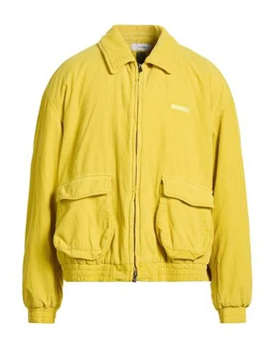 Facetasm Man Jacket Yellow Size 5 Cotton