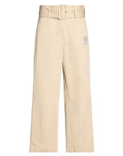 Facetasm Man Pants Sand Size 5 Cotton In Neutral
