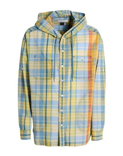 Facetasm Man Shirt Yellow Size 4 Wool, Nylon